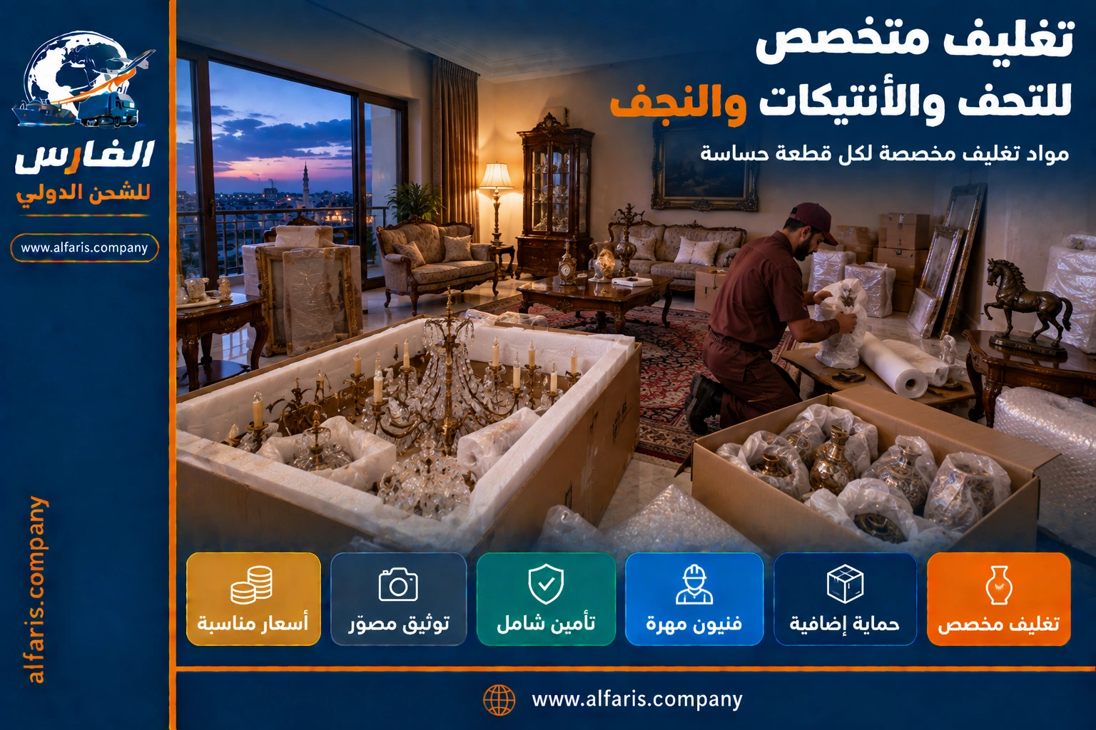 antiques packing jeddah to jordan 02