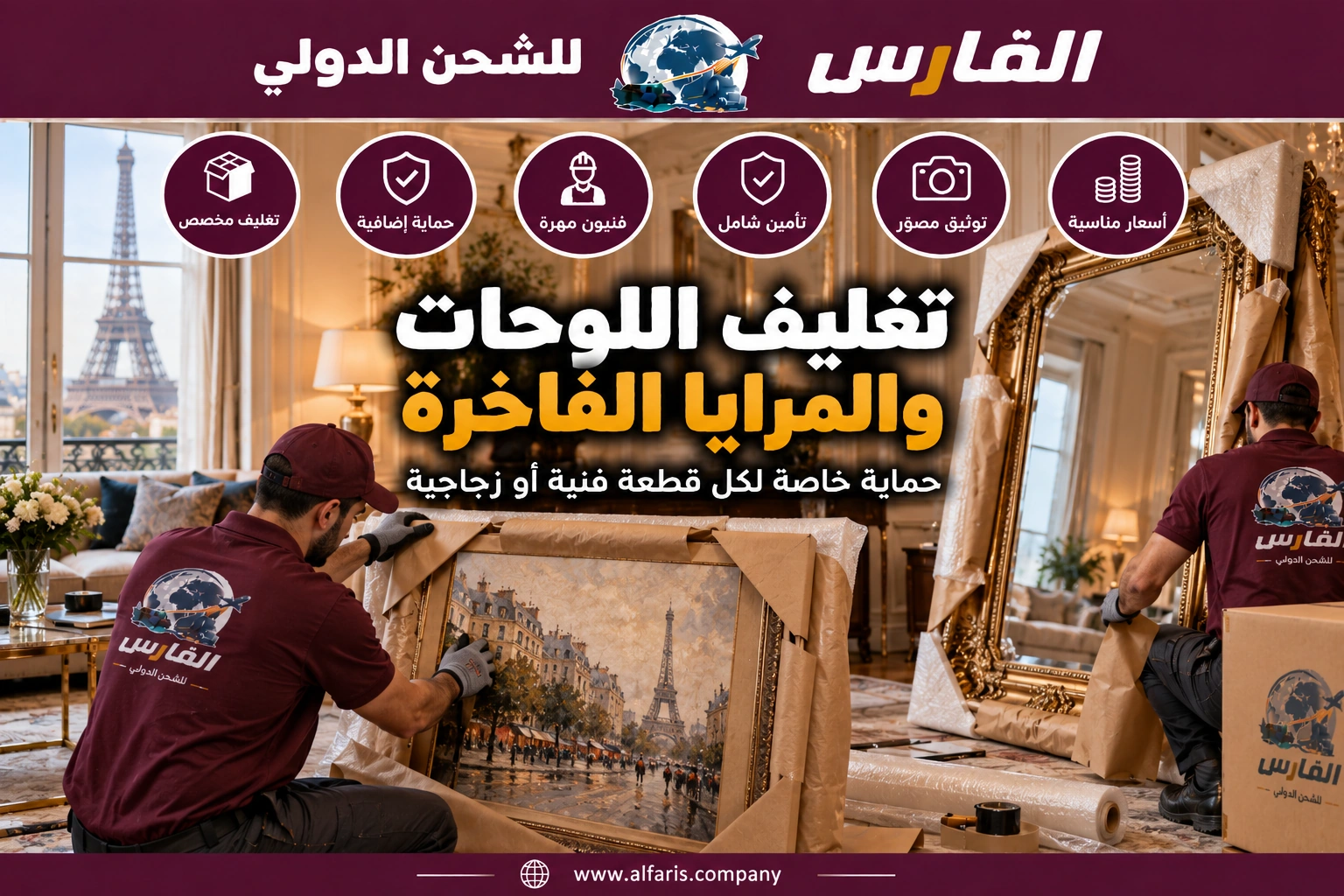 art mirrors packing jeddah france 02
