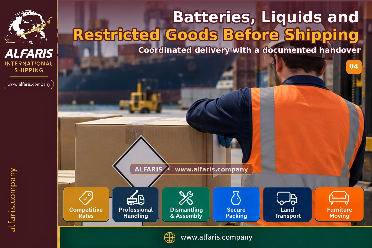 restricted goods before shipping — Final review