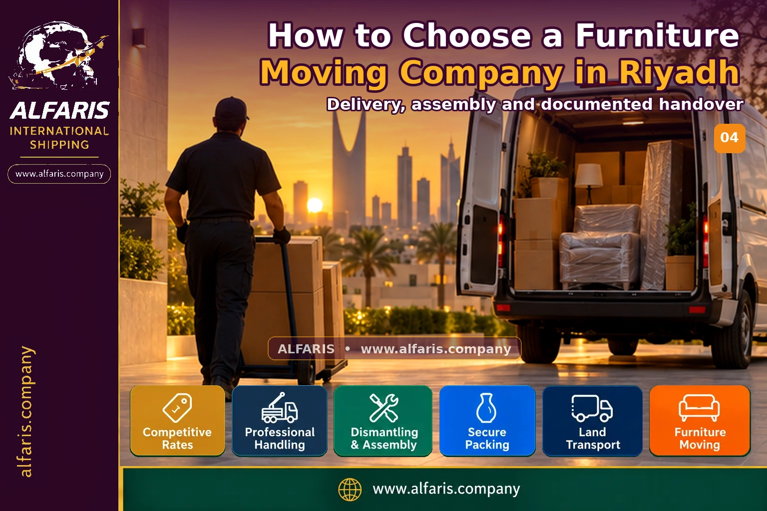 How to Choose a Furniture Moving Company in Riyadh โ Delivery, assembly and documented handover How to Choose a Furniture Moving Company in Riyadh โ Delivery, assembly and documented handover