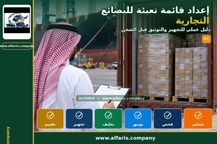 قائمة تعبئة البضائع التجارية — المعاينة