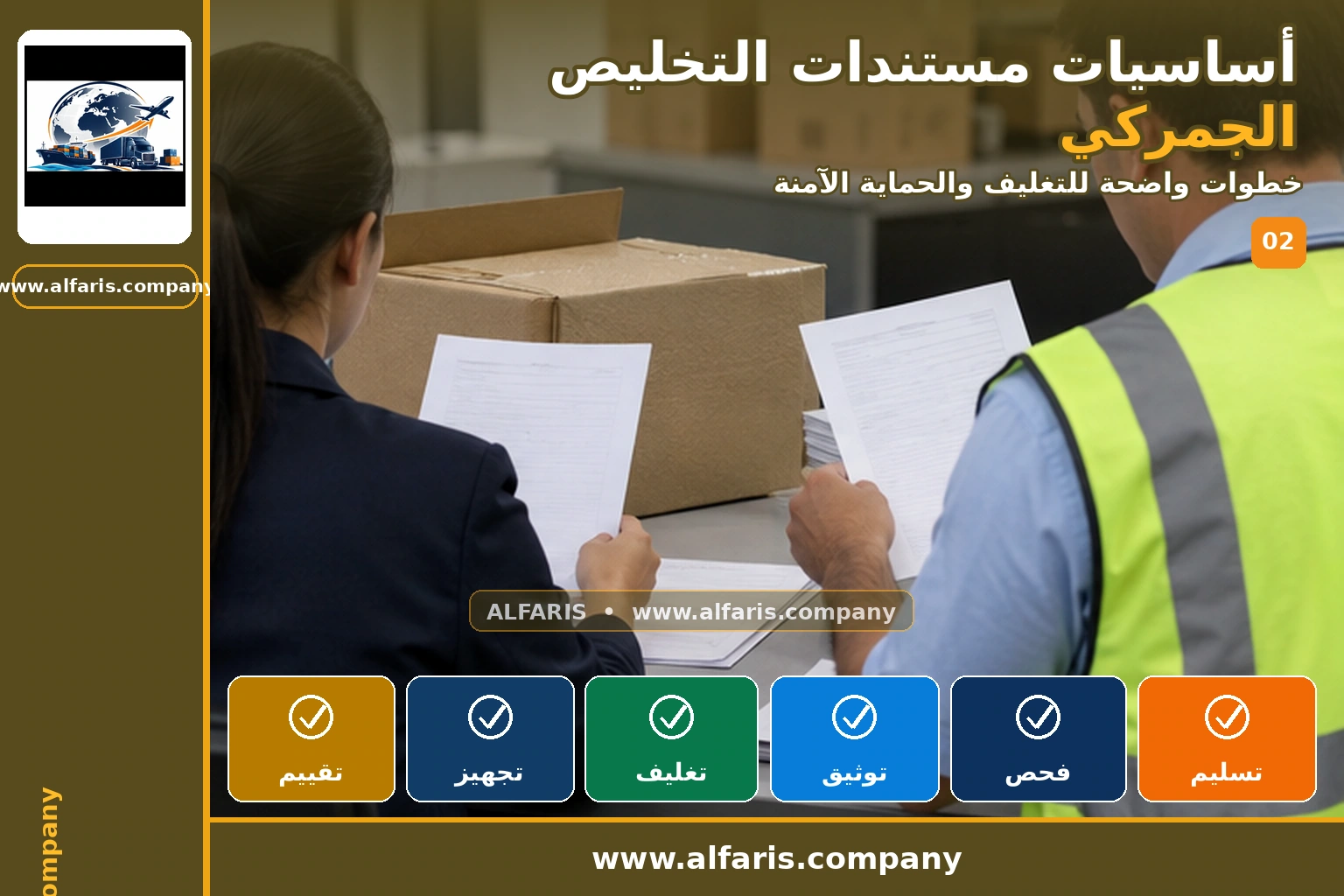 مستندات التخليص الجمركي — التجهيز والتغليف مستندات التخليص الجمركي — التجهيز والتغليف