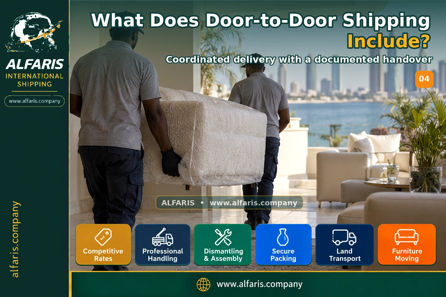 door-to-door shipping — Final review