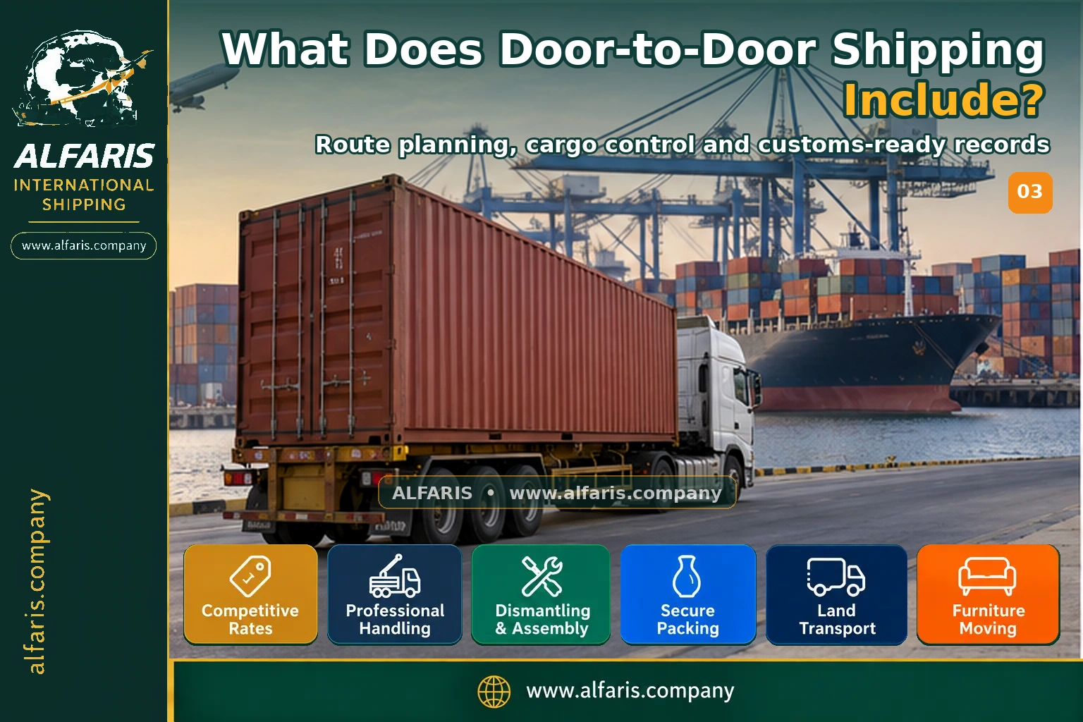 door-to-door shipping — Inspection and records