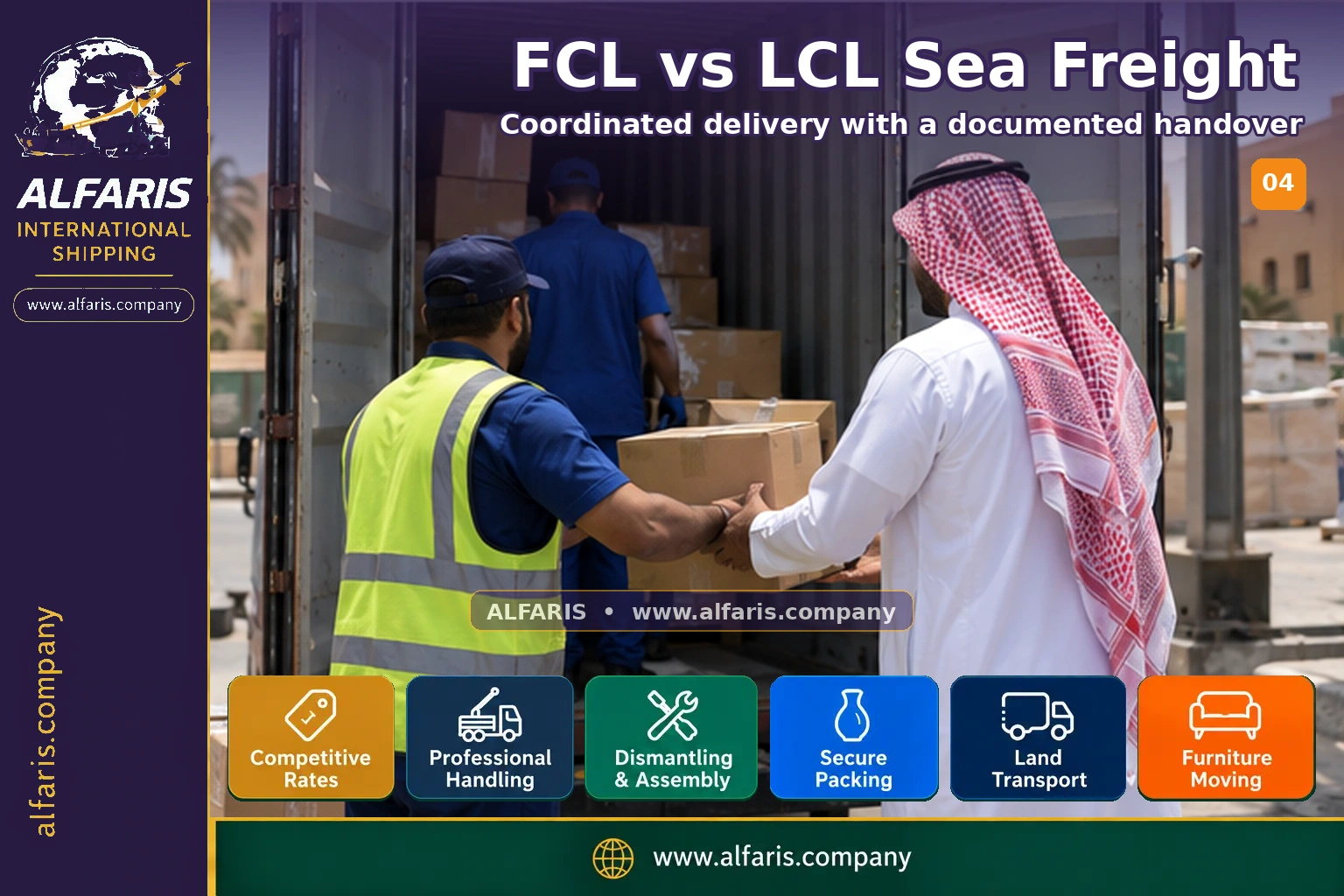 FCL vs LCL sea freight — Final review