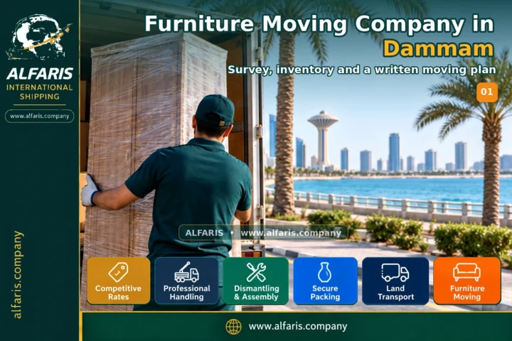 Furniture Moving Company in Dammam — survey and planning