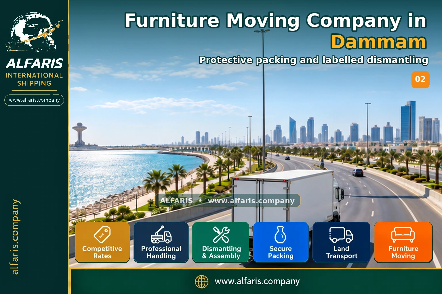 Furniture Moving Company in Dammam — Protective packing and labelled dismantling