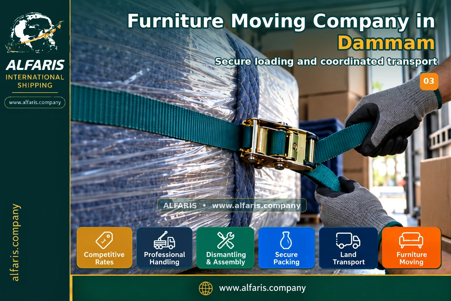 Furniture Moving Company in Dammam — Vehicle loading and route coordination