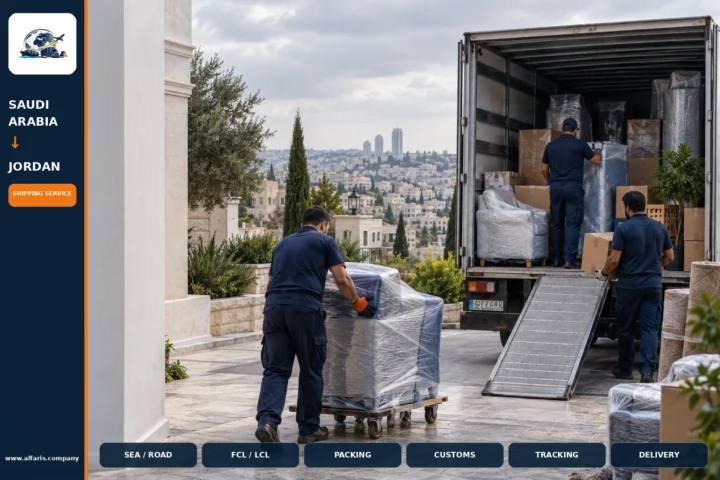 Furniture moving from saudi arabia to jordan — service overview