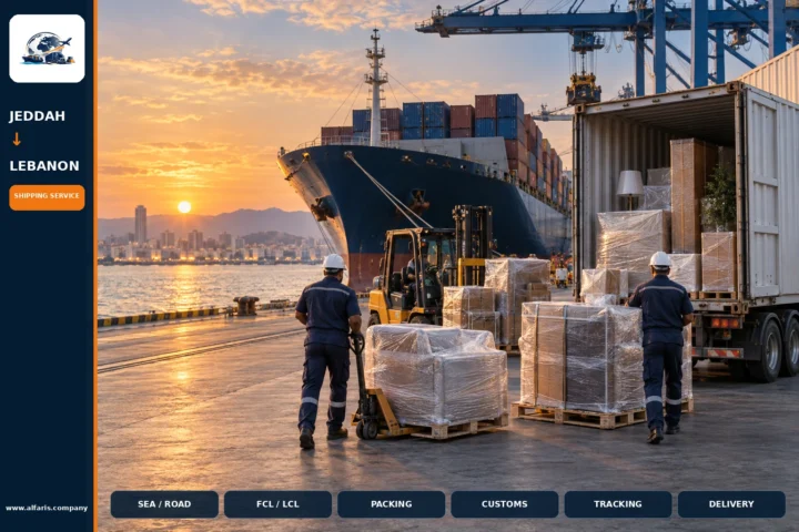 Furniture shipping from jeddah to lebanon — service overview