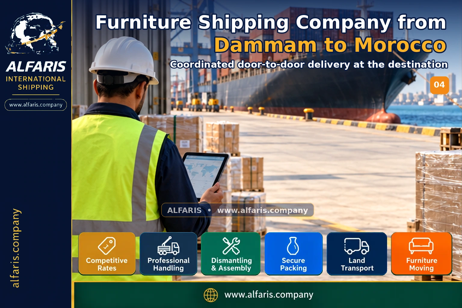 Delivery of shipments in Morocco