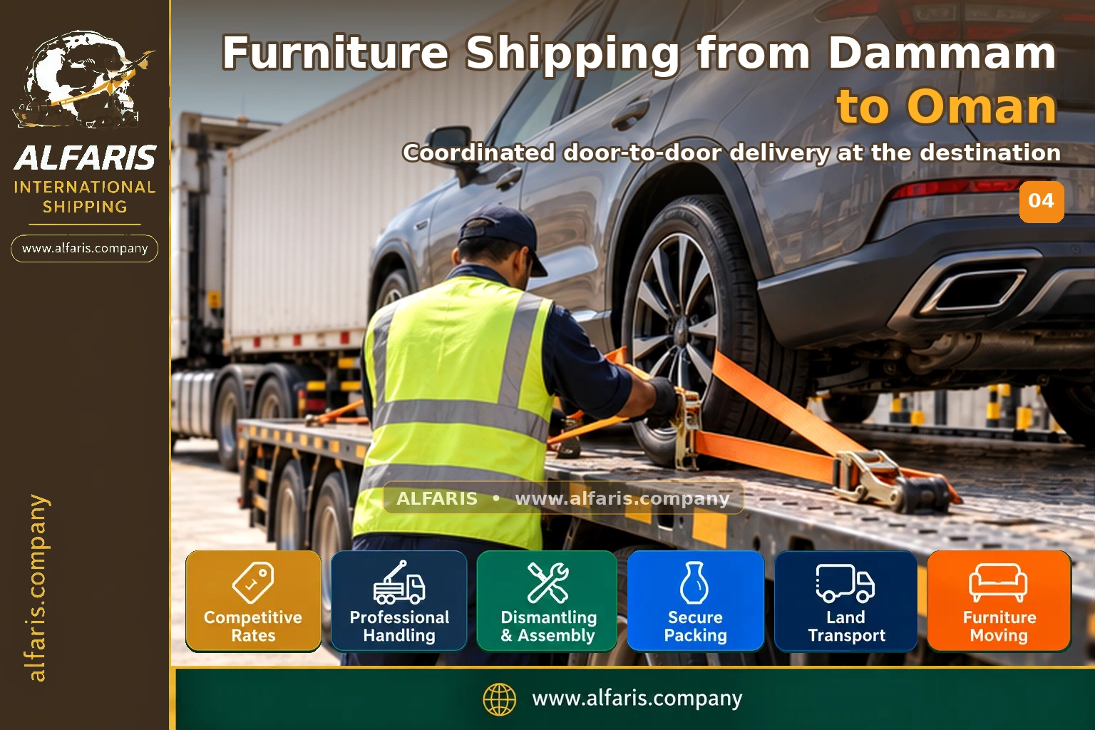 Delivery of shipments in Oman