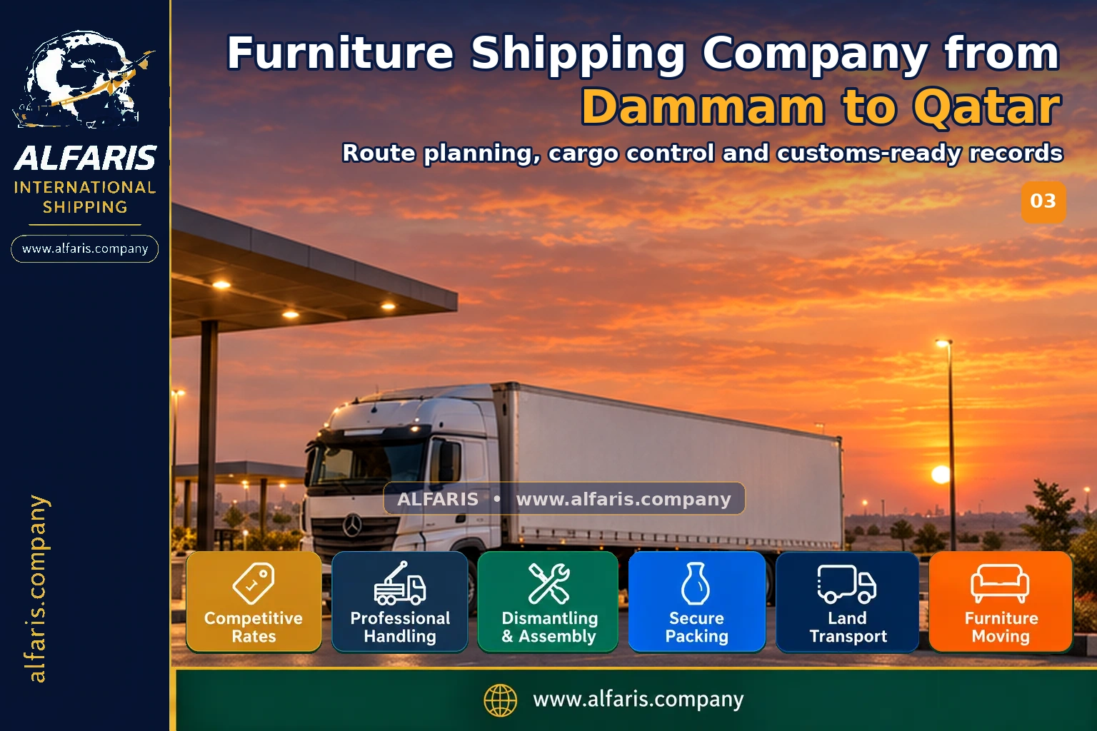 Furniture packaging for shipping to Qatar Furniture packaging for shipping to Qatar
