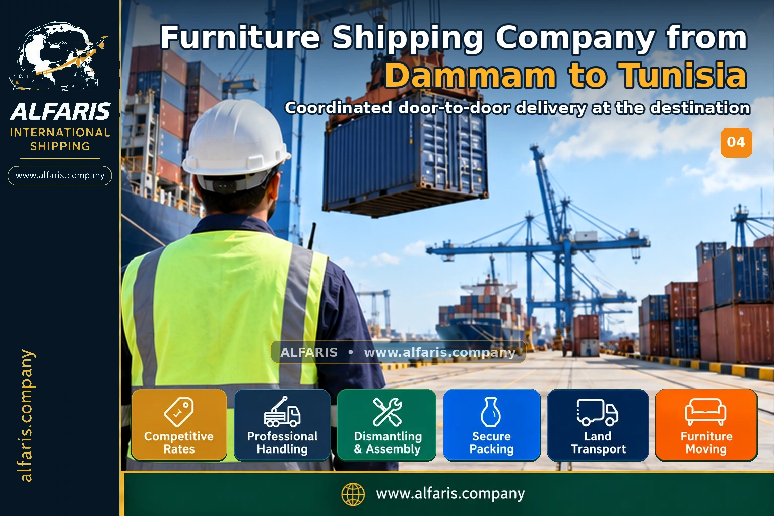 Delivery of shipments in Tunisia