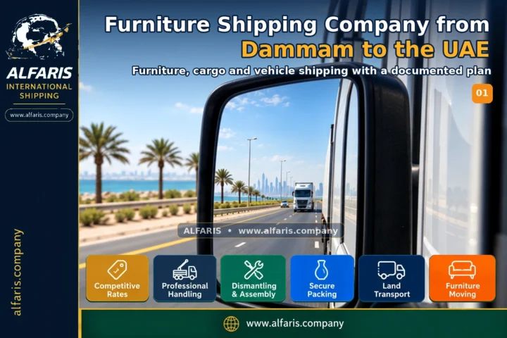 Furniture shipping from dammam to the uae — service overview