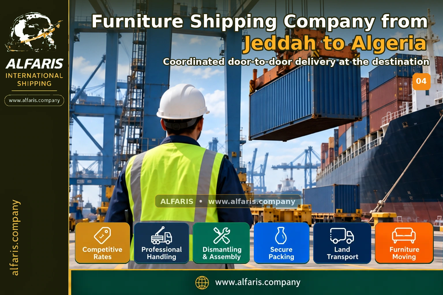 Delivery of shipments in Algeria