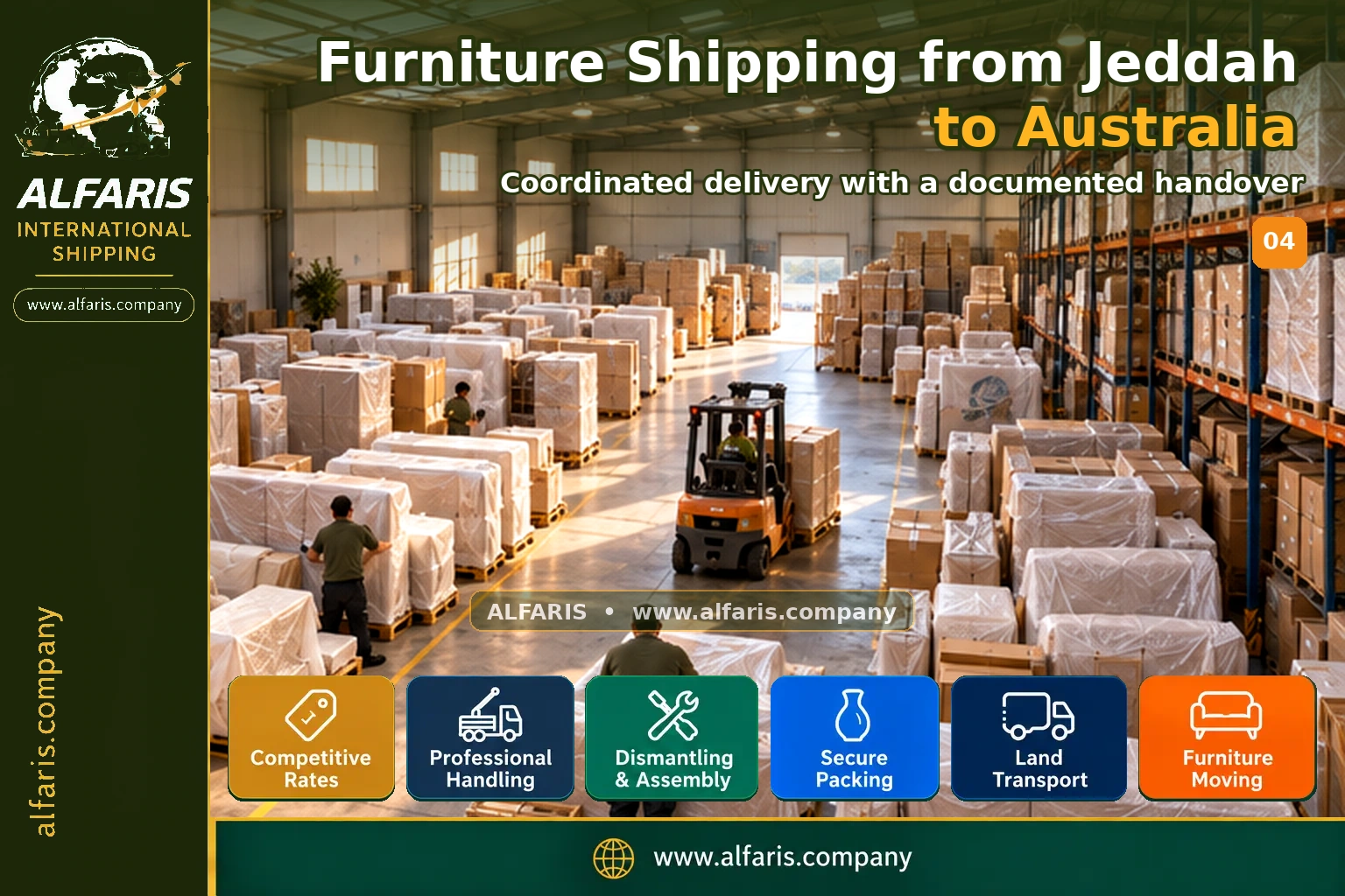 Delivery of shipments in Australia