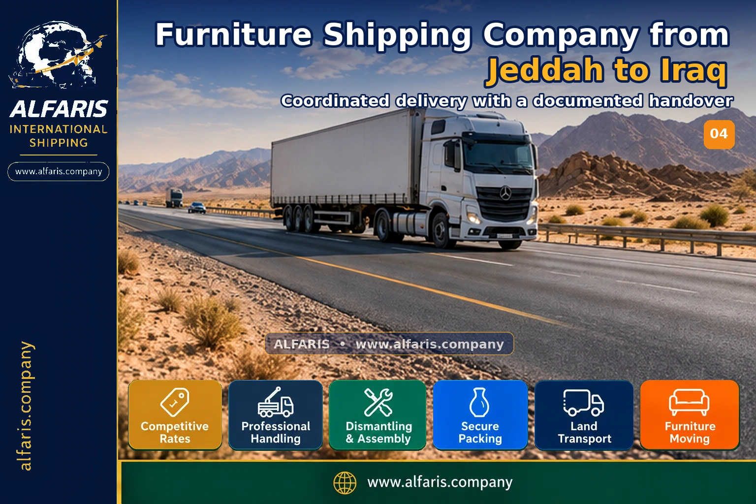Delivery of shipments in Iraq Delivery of shipments in Iraq