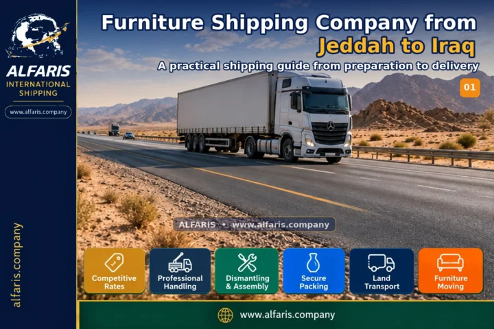 Furniture shipping from jeddah to iraq — service overview