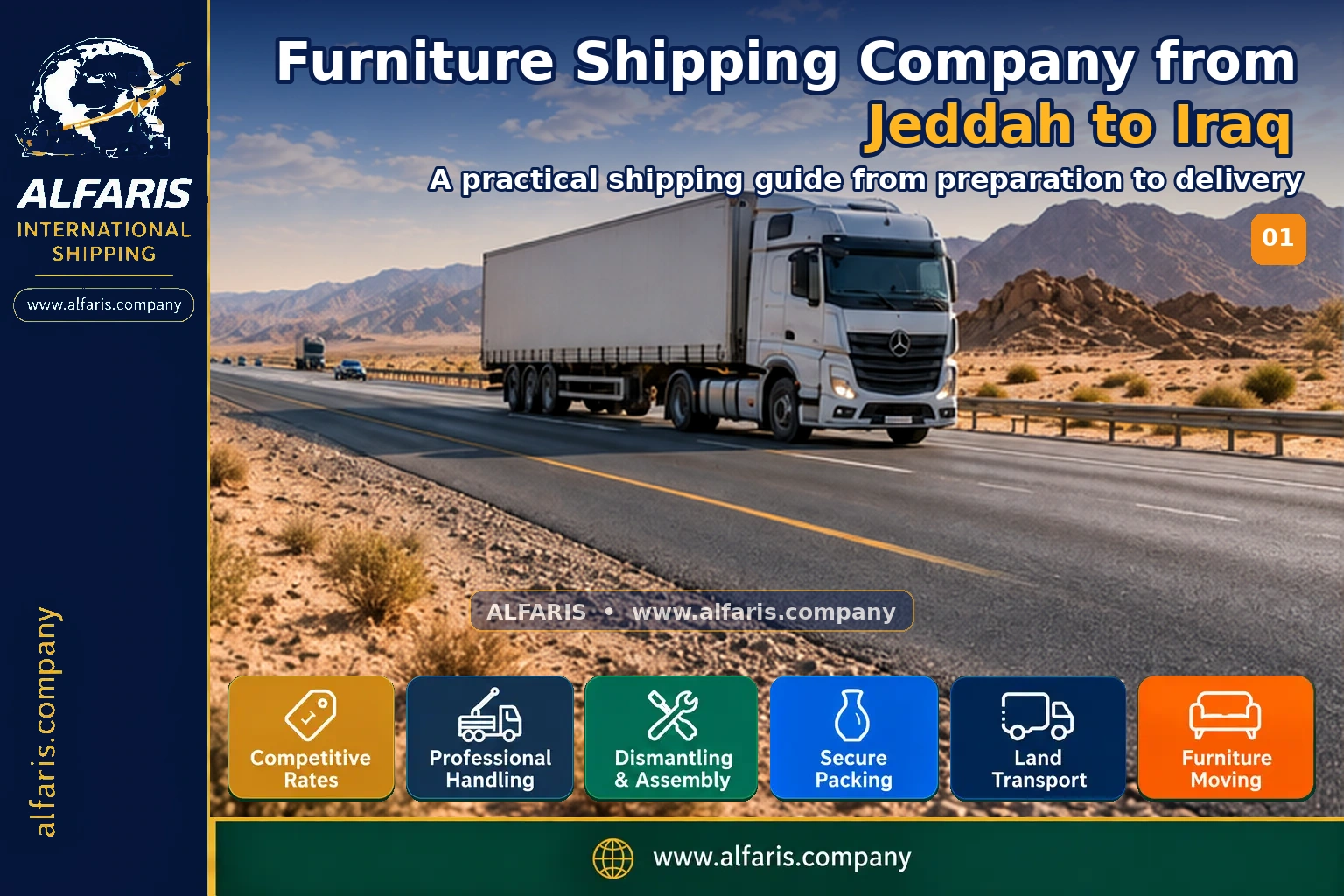 Shipping from Jeddah to Iraq with Alfaris Shipping from Jeddah to Iraq with Alfaris
