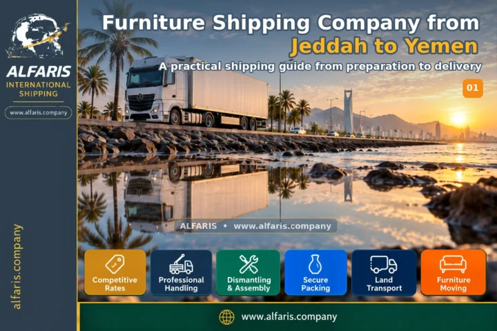 Furniture shipping from jeddah to yemen — service overview