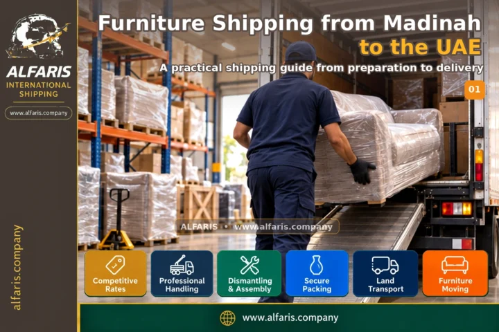 Furniture shipping from madinah to the uae — service overview
