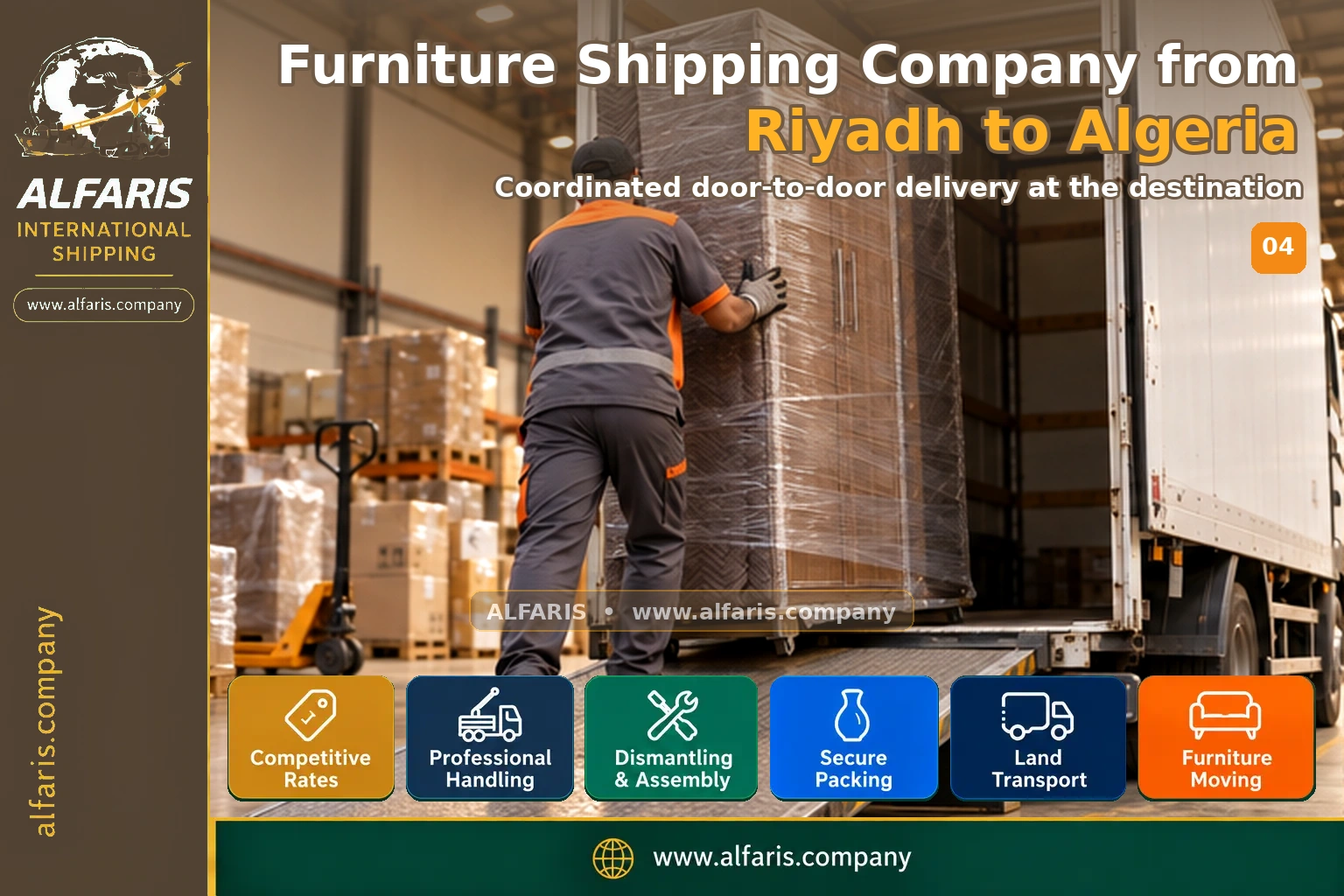 Delivery of shipments in Algeria