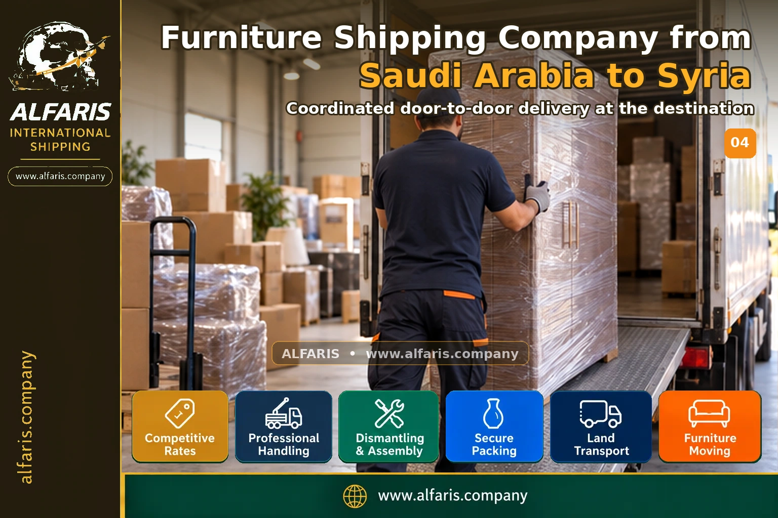 Delivery of shipments in Syria