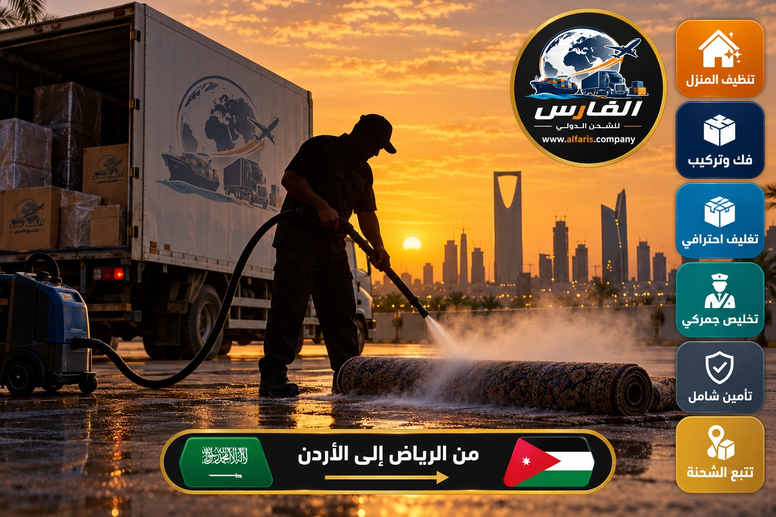 تجهيز المنزل الجديد في الأردن قبل وصول العفش