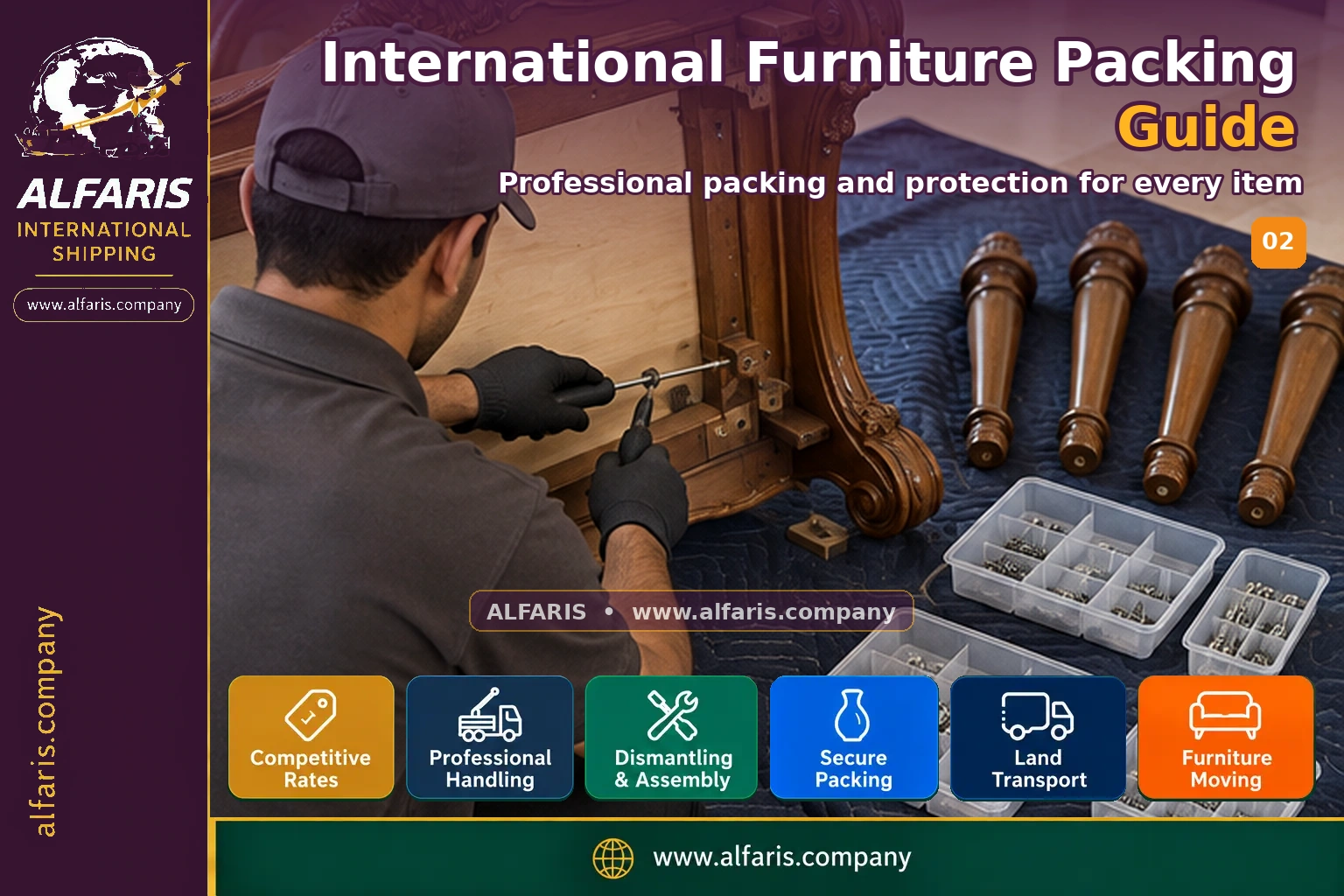 international furniture packing — Preparation and packing