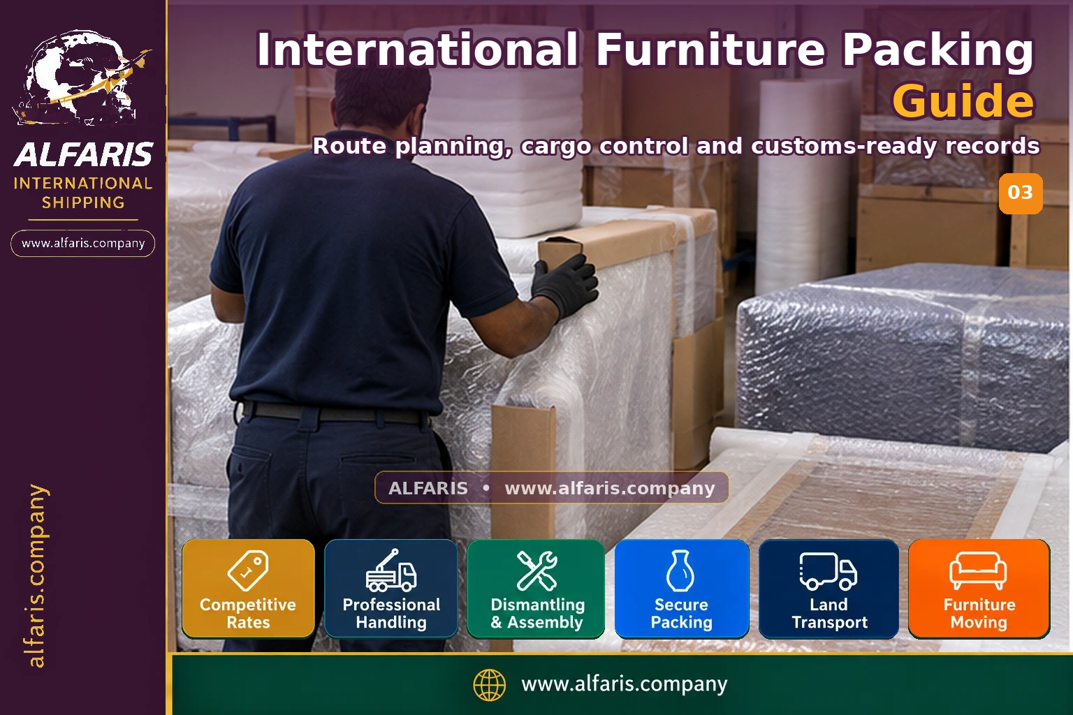 international furniture packing — Inspection and records