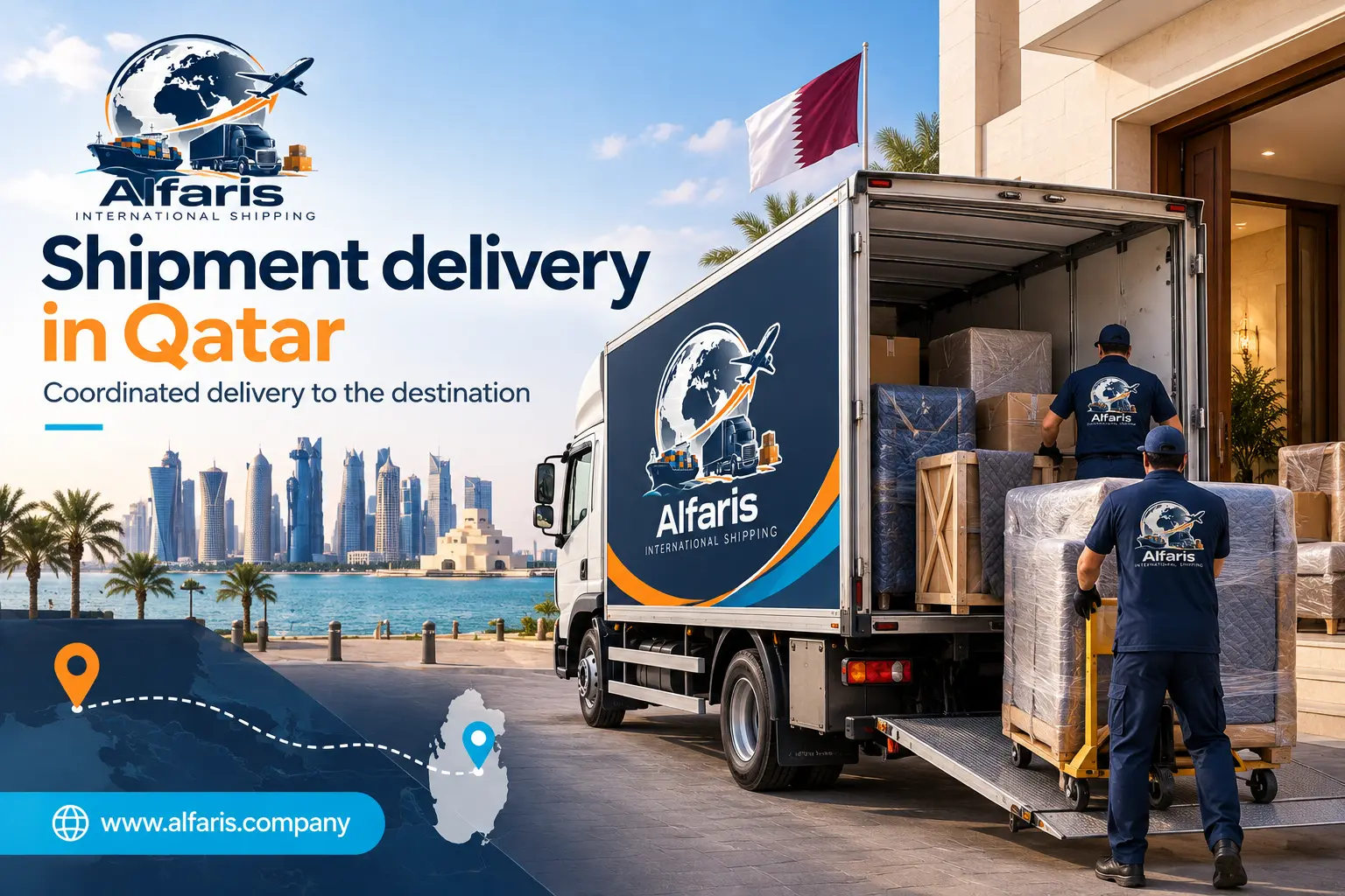 Delivery of shipments in Qatar Delivery of shipments in Qatar