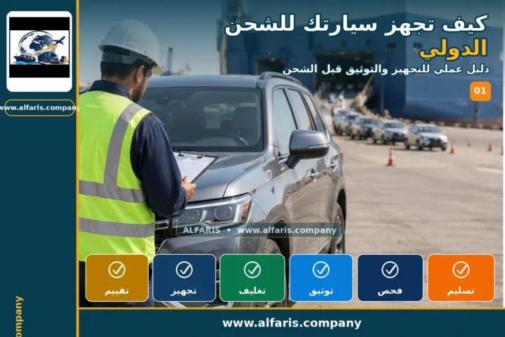 تجهيز السيارة للشحن الدولي — المعاينة