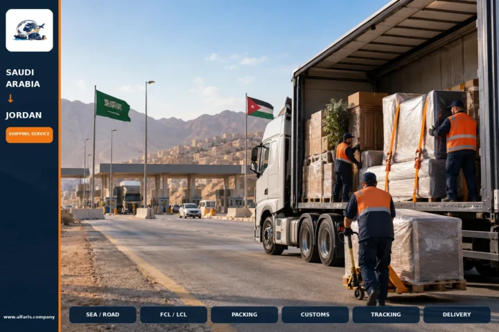 Road freight from saudi arabia to jordan — service overview