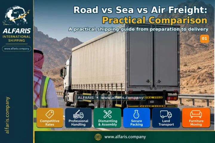 Road Vs Sea Vs Air Freight — assessment