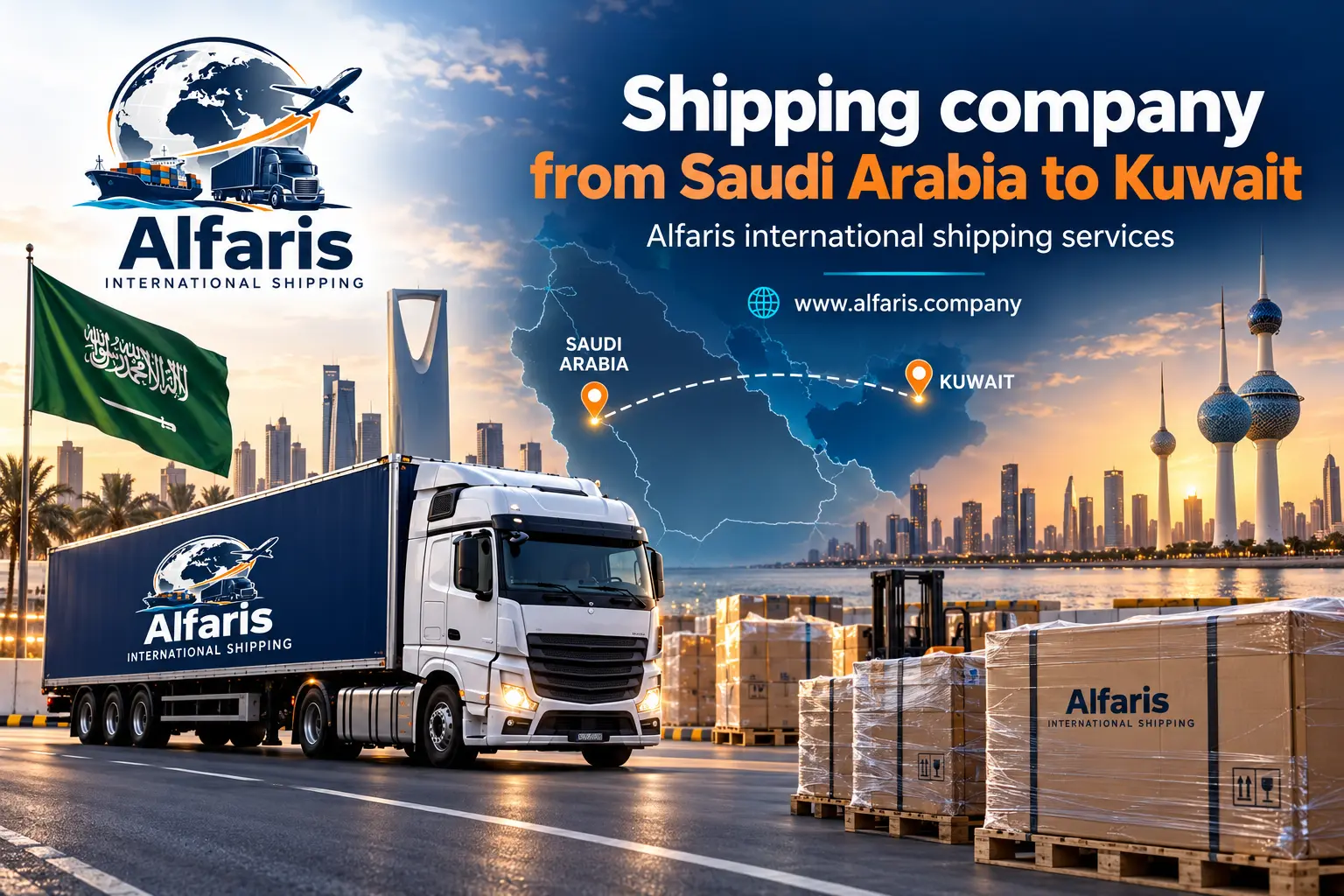 Shipping company from Saudi Arabia to Kuwait