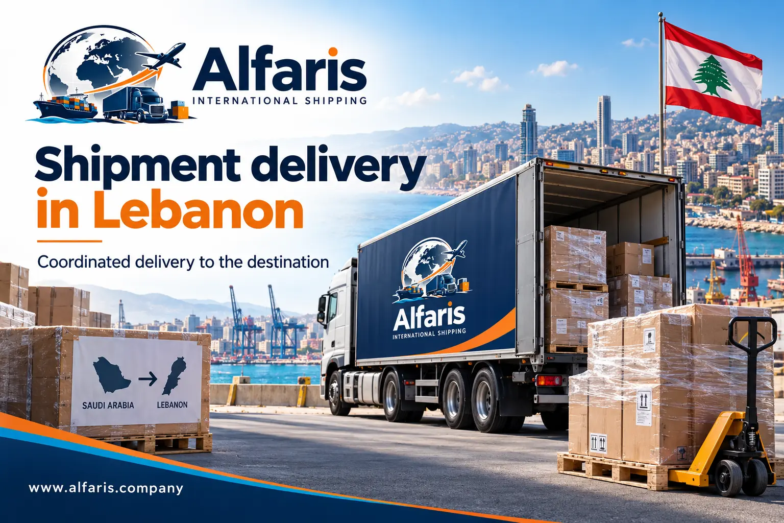 Delivery of shipments in Lebanon