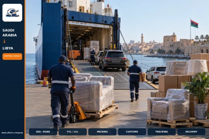 shipping company from Saudi Arabia to Libya — assessment