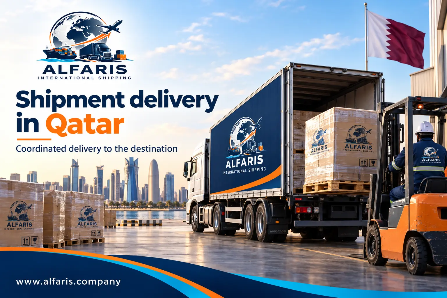 Delivery of shipments in Qatar