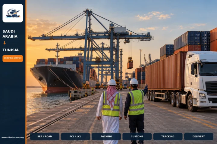 shipping company from Saudi Arabia to Tunisia — assessment