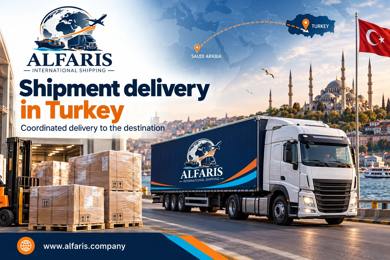 Delivery of shipments in Turkey