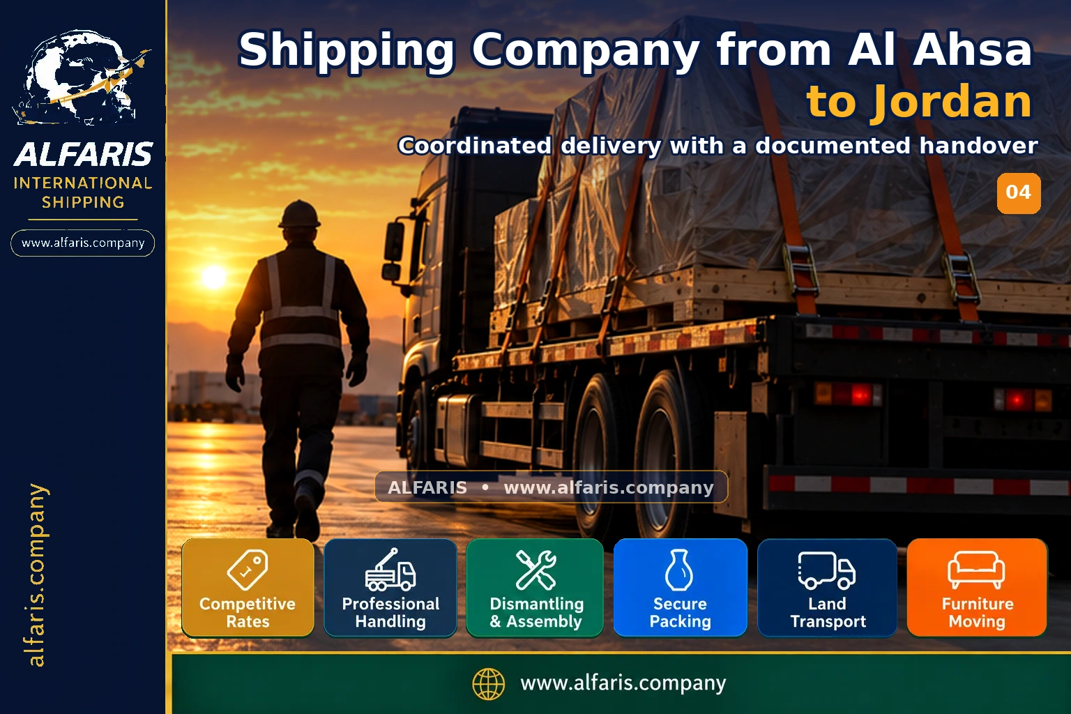 Delivery of shipments in Jordan Delivery of shipments in Jordan
