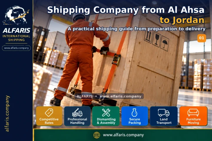 Shipping from al ahsa to jordan — service overview