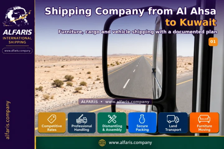 Shipping from al ahsa to kuwait — service overview