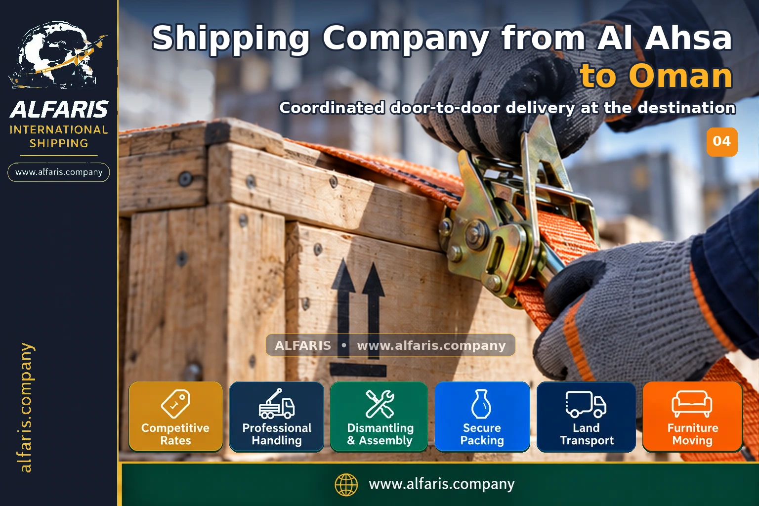 Delivery of shipments in Oman