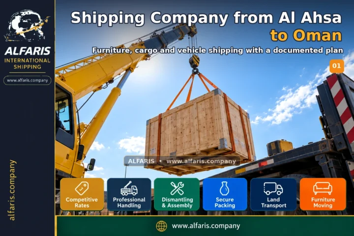 Shipping from al ahsa to oman — service overview