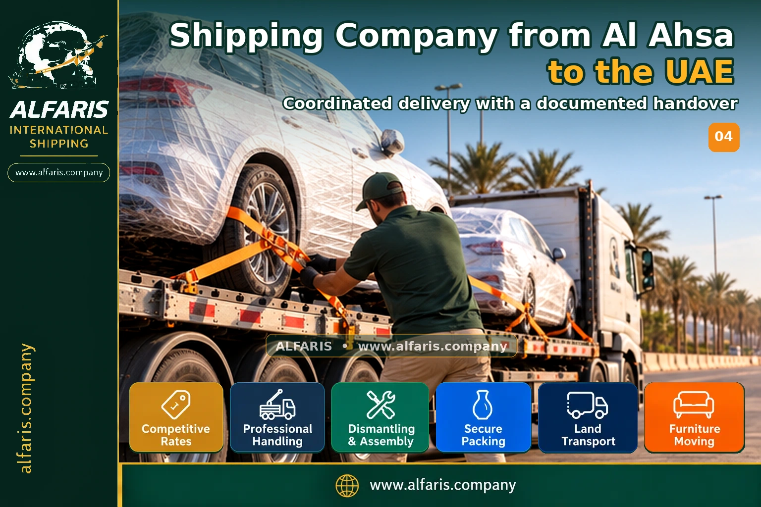 Delivery of shipments in the UAE