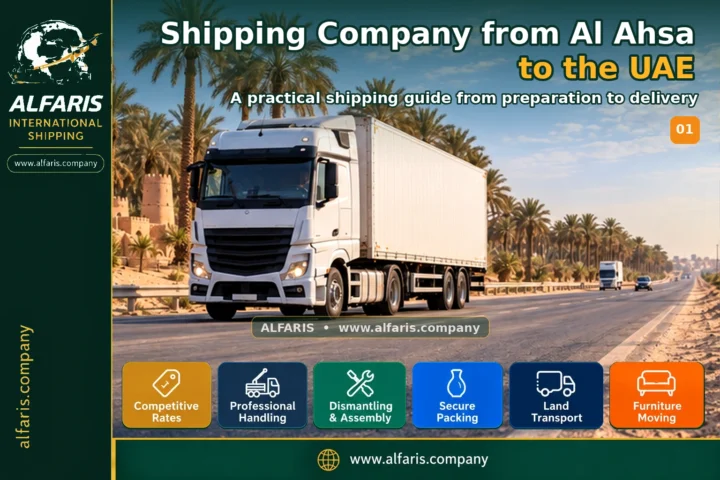 Shipping from al ahsa to the uae — service overview
