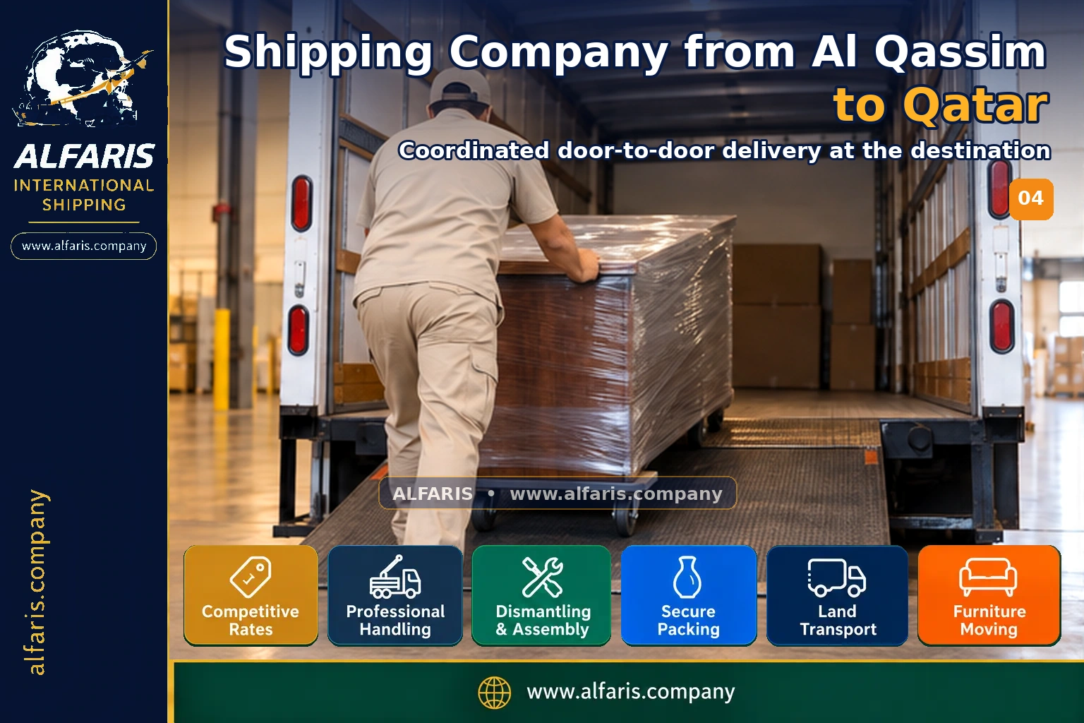 Delivery of shipments in Qatar