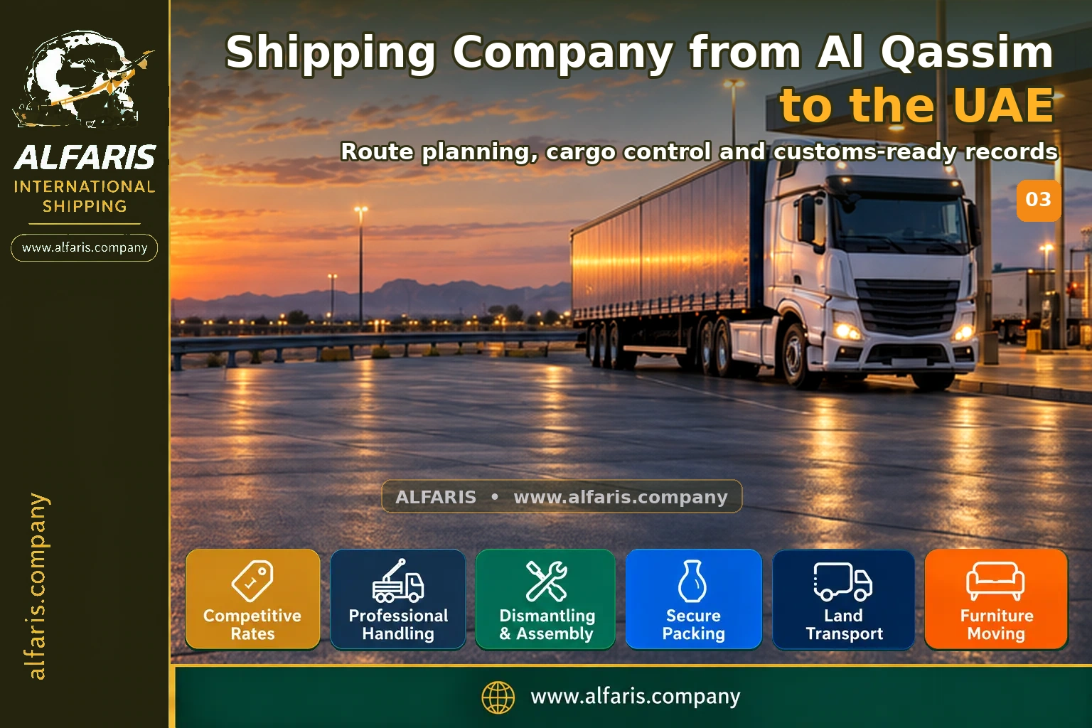 Furniture packaging for shipping to the UAE